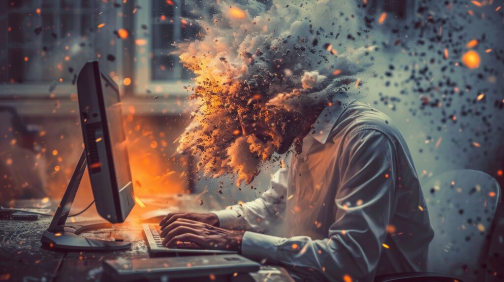 Estratégias para reduzir o desgaste mental ao produzir conteúdo.